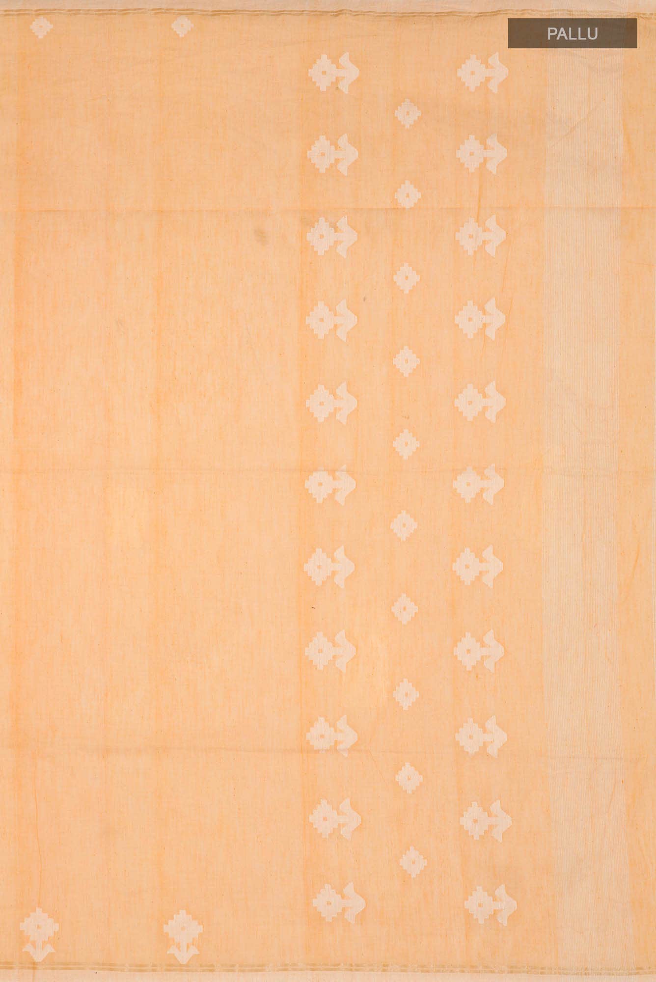 Anuradha-Sandal Bengal Cotton saree - Image 5